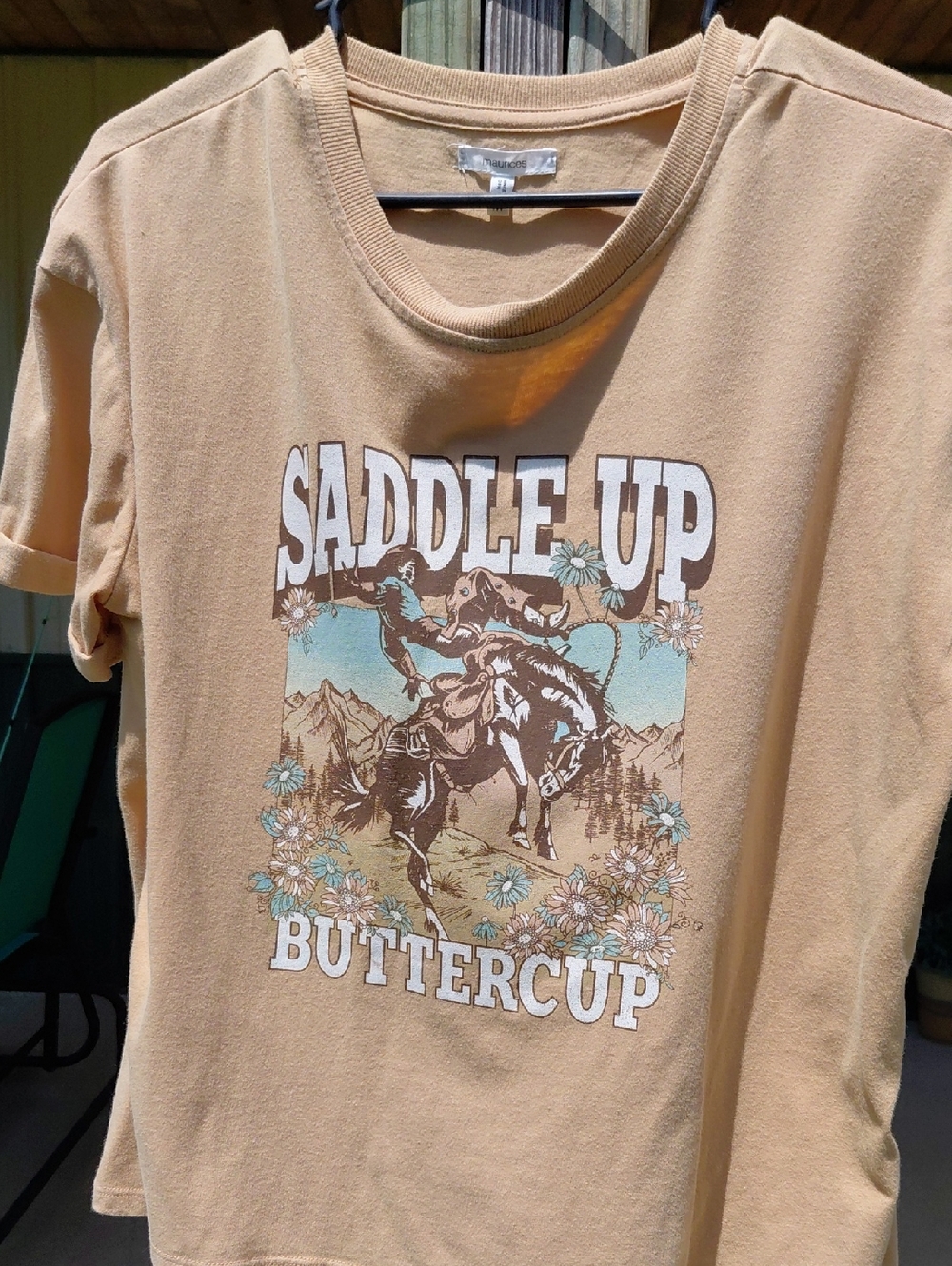 Maurices Tan "Saddle Up Buttercup" Cropped Cutie